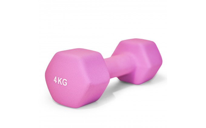 Гантель UNIX Fit неопреновая 4 кг Violet Гантель UNIX Fit неопреновая 4 кг Violet
