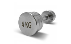 Гантель UNIX Fit PRO круглая хромированная 4 кг Гантель UNIX Fit PRO круглая хромированная 4 кг